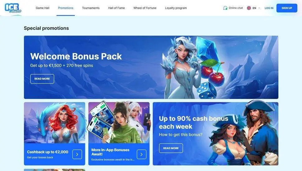Live-Dealer-Spiele im Ice Casino.